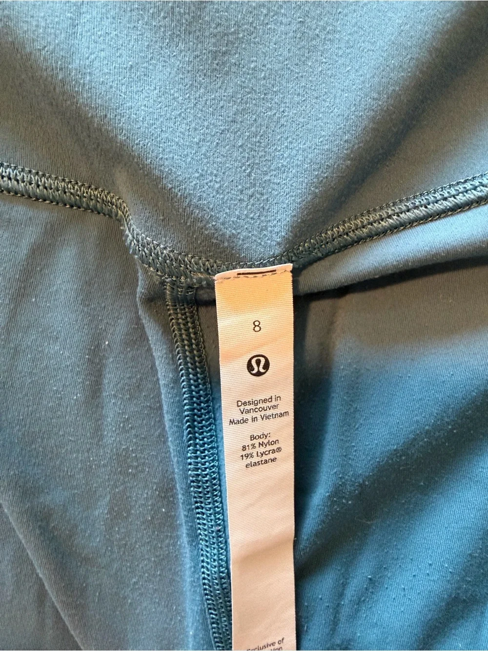 lululemon athletica Teal High-Rise Bike Shorts
